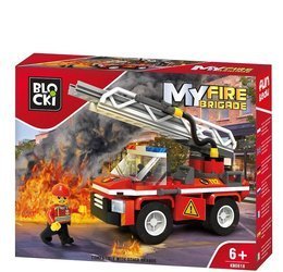 Klocki Blocki My Fire Wóz strażacki z podnośnikiem